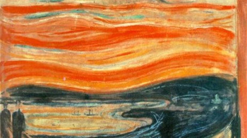 Edvard Munch: Výkrik, výrez