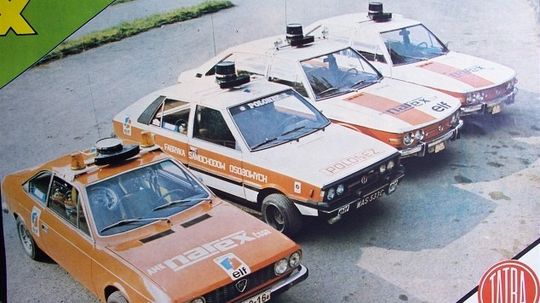 Narex mal Lanciu Beta, Polonez 1600 a dve Tatry...