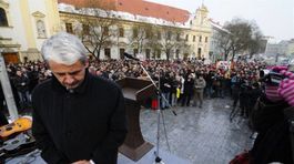 Demonštrácia v Bratislave, Mikuláš Dzurinda