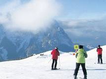 Dolomity, lyžovačka