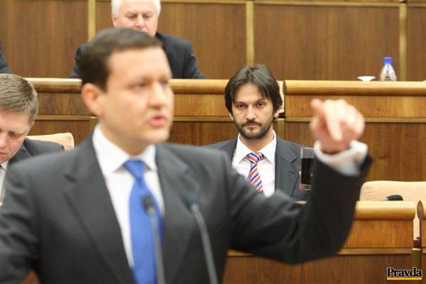 Daniel Lipšic počas rokovania o odvolávaní...