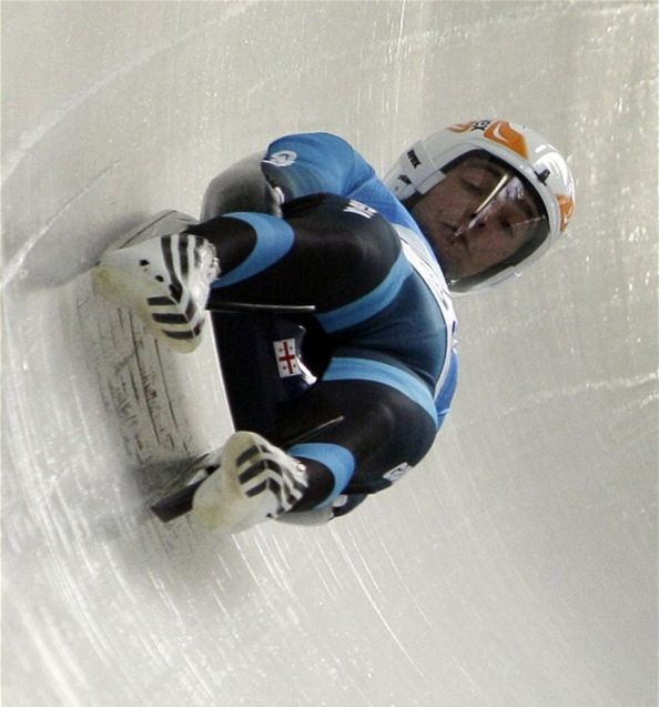 Gruzínsky sánkar Nodar Kumaritašvili.