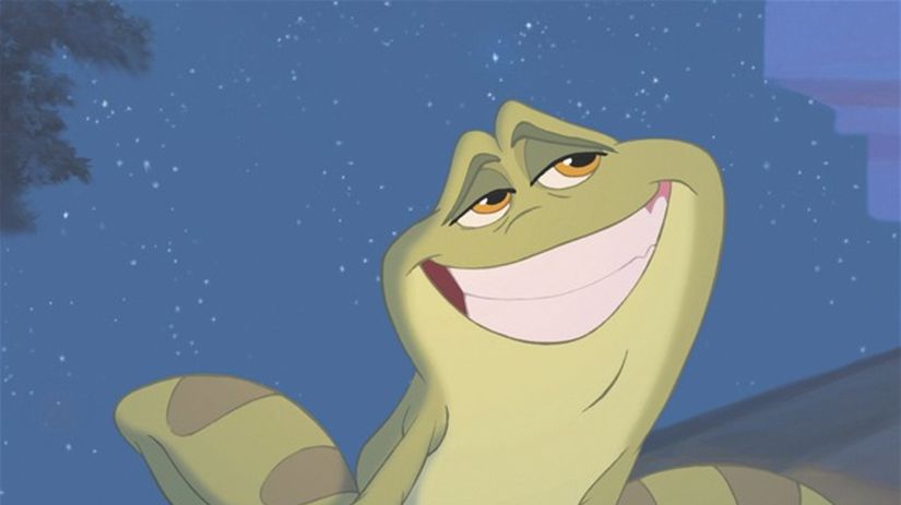 Záber z filmu Princezná a žaba