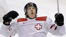 Švajčiarsko - Nórsko, hokej, Julien Sprunger