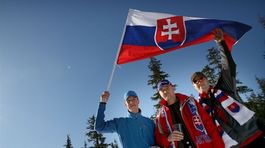 biatlon, slovenskí fanúšikovia 