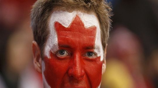 Kanada, hokej, fanúšik