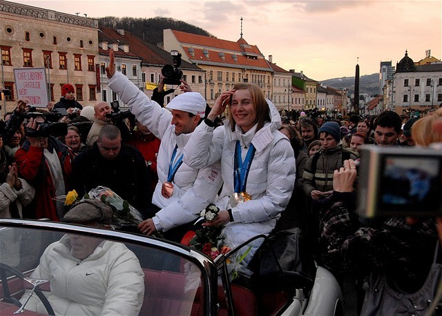 Anastasia Kuzminová s Pavlom Hurajtom na...