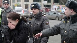 Moskva, výbuch, žena, polícia
