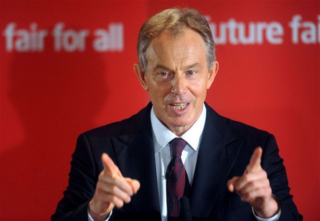 Bývalý britský premiér Tony Blair