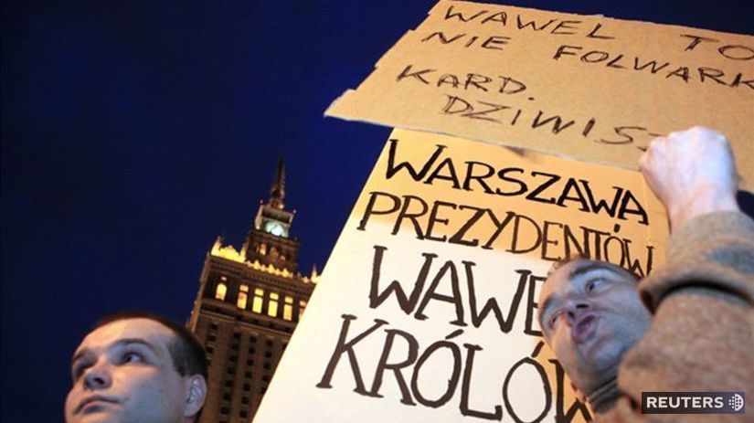 Poľsko, Kaczyński, protest
