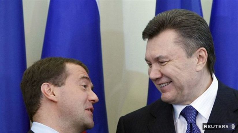 Dmitrij Medvedev, Viktor Janukovyč.