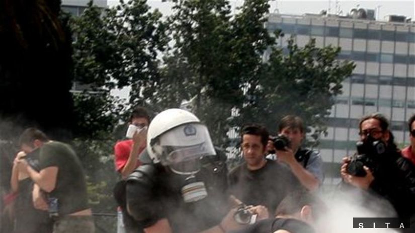 Grécko, demonštrácie