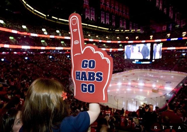 Malá fanúšička Montrealu.