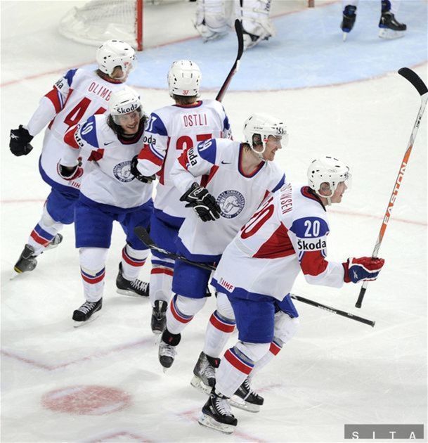 Radosť nórskeho tímu.