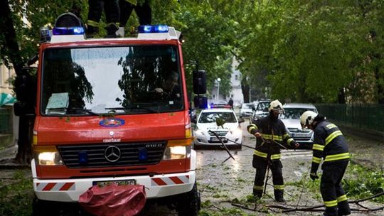 V Krkonošiach spadol strom na prechádzajúce auto, traja ľudia zomreli