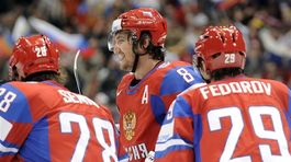 Rusko, hokej, radosť