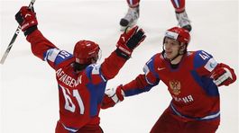 Rusko, gól, radosť