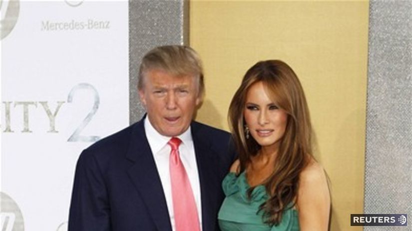Donald Trump a jeho manželka Melanie
