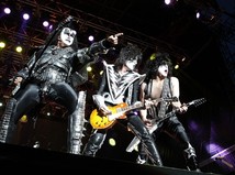 Skupina Kiss vystúpila na bratislavských Pasienkoch.