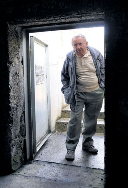 František Zahrádka pred vstupom do korekcie v...