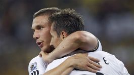 Lukas Podolski, Miroslav Klose