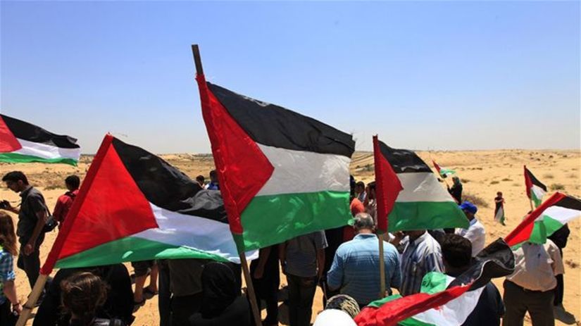 Palestína, vlajka, zástava