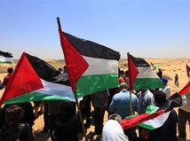 Palestína, vlajka, zástava