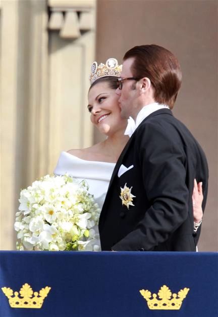 Šťastím žiariaca švédska princezná Victoria po...