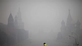 oheň, smog, dym, Moskva