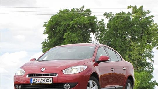 Fluence je naozaj elegantným sedanom.