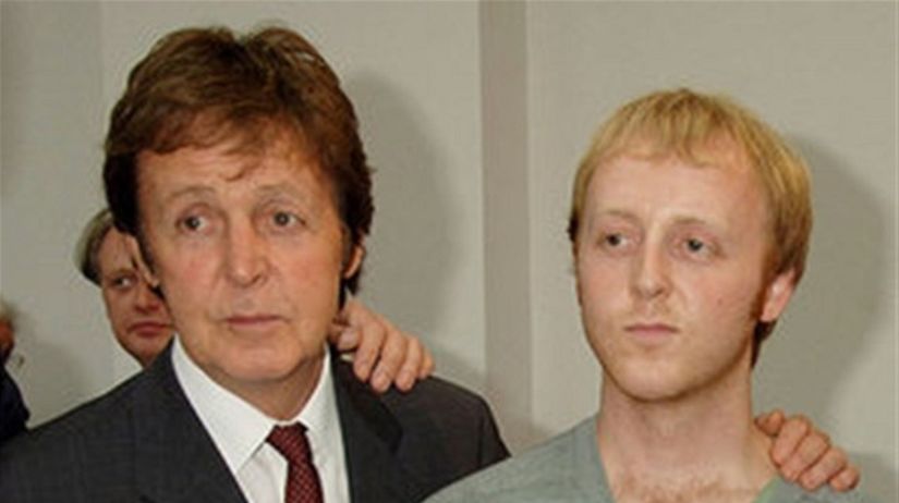James McCartney so svojím otcom