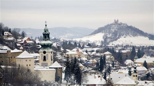 Stredoveké banské mesto Banská Štiavnica sa...
