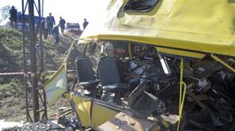 Autobus, havária, Ukrajina