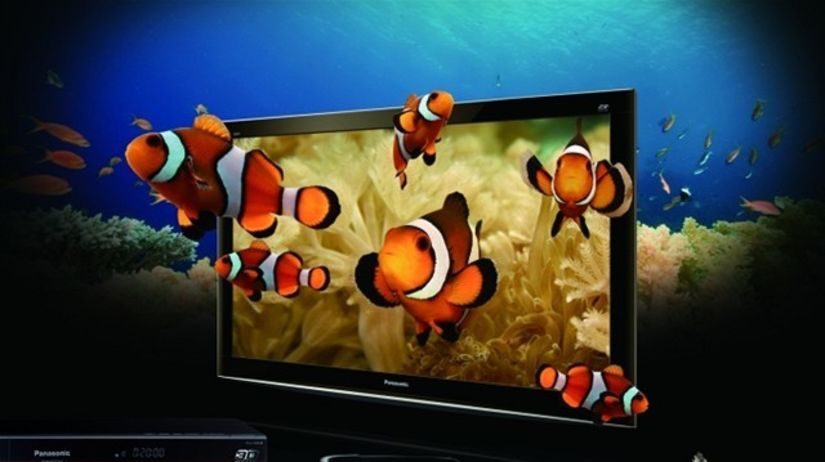 Panasonic 3D efekt, ryba, akvárium, tretí...