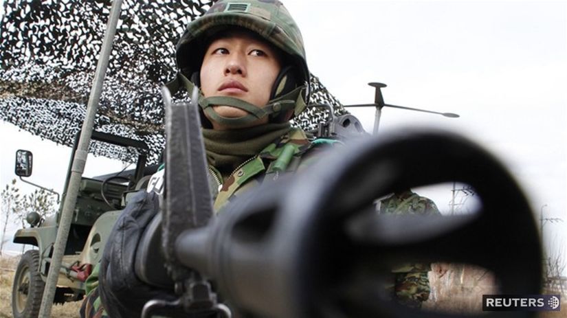južná kórea, vojak, cvičenie