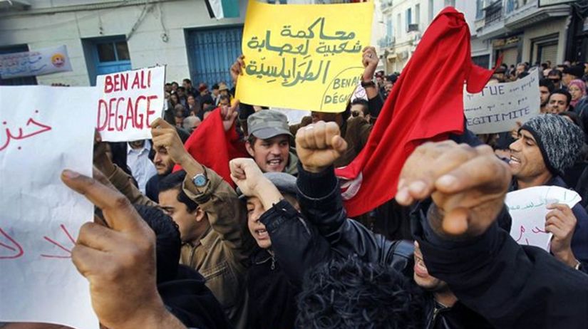 Tunisko, demonštrácie