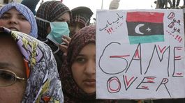 Líbya, Kaddáfí, protest, demonštrácia