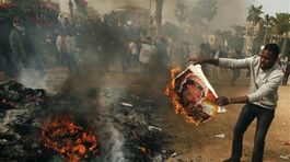 Líbya, Kaddáfí, protest, demonštrant