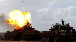 Líbya, útok spojencov