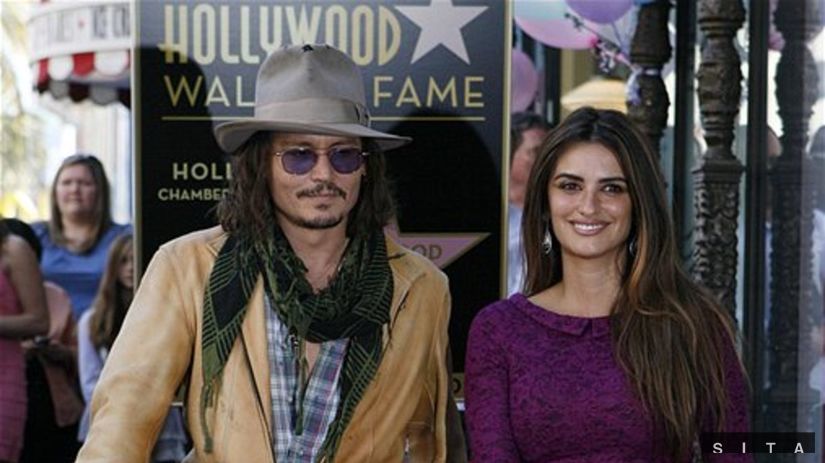 Penelope Cruz a Johnny Depp