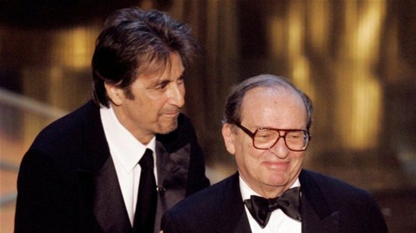 Al Pacino a Sidney Lumet na odovzdávaní Oscarov...