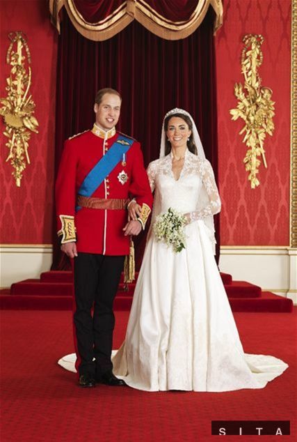 Oficiálna svadobná fotografia Kate a Williama...