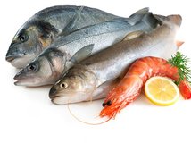 ryby - krevety - plody mora - selén - zinok - omega - jin potraviny