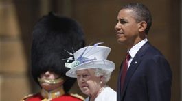 Obama, Alžbeta II. 2011