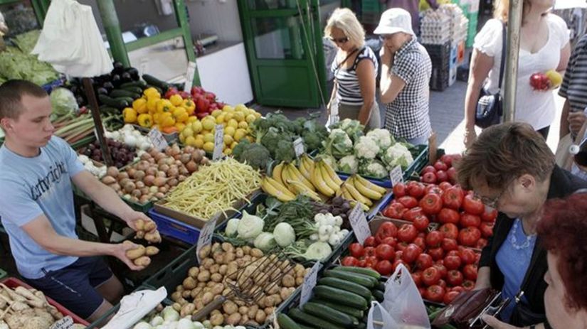 zelenina, uhorka, rajčiny, poľský trh