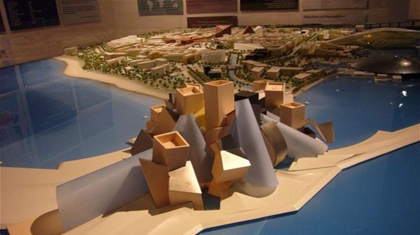 Guggenheimovo múzeum v Abú Zabí (jeho návrh na...