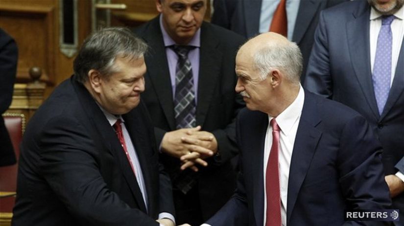 Evangelos Venizelos, Jorgos Papandreu 