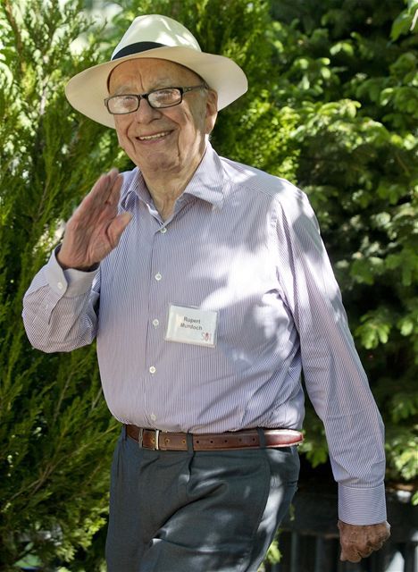 Mediálny magnát Rupert Murdoch.