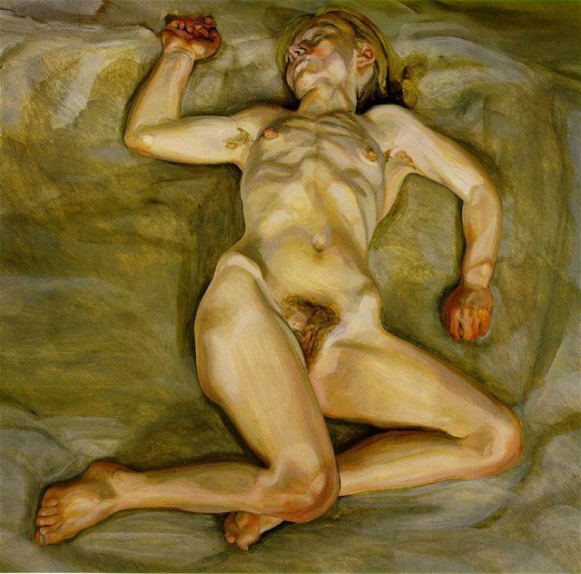 Lucian Freud: Spiace nahé dievča
