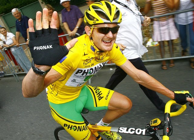 Floyd Landis v čase, keď jazdil ako líder Tour...